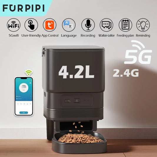 WiFi-Enabled Automatic Feeder for Cats and Dogs 2025