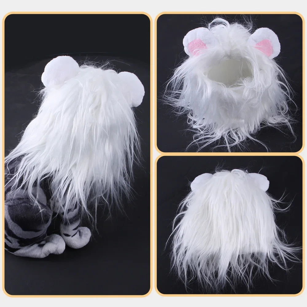 Cat Lion Mane Headpiece for Dress-Up