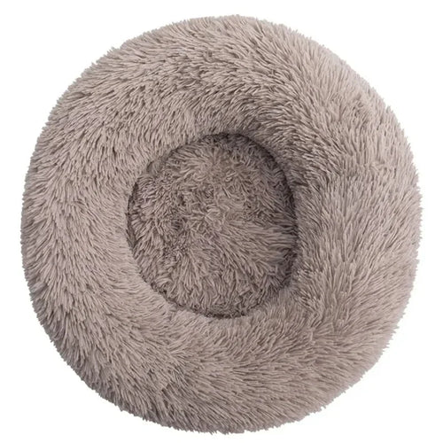 40-90cm Round Pet Bed for Large Dog Bed Super Soft Cat Bed Long Plush 2024