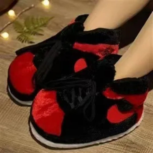 Plush Slippers – Winter Cotton Home Shoes for Men & Women