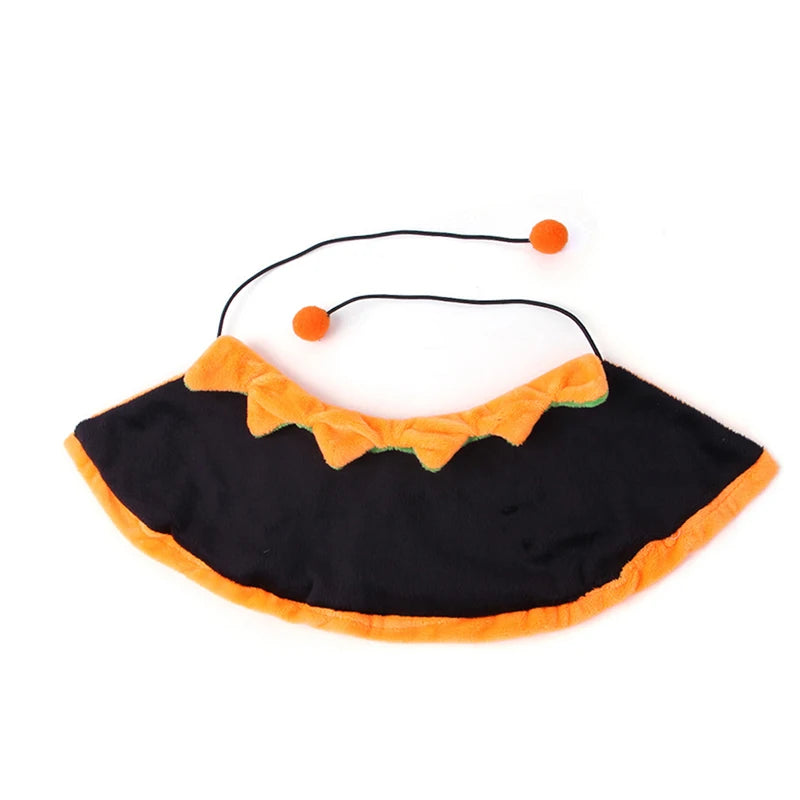 Halloween Pumpkin Pet Cape for Cats and Dogs 2025