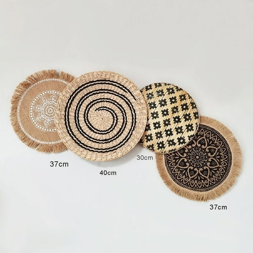 Decorative Plates Wall Hanging | Wall Decoration Hanging Plate - Woven