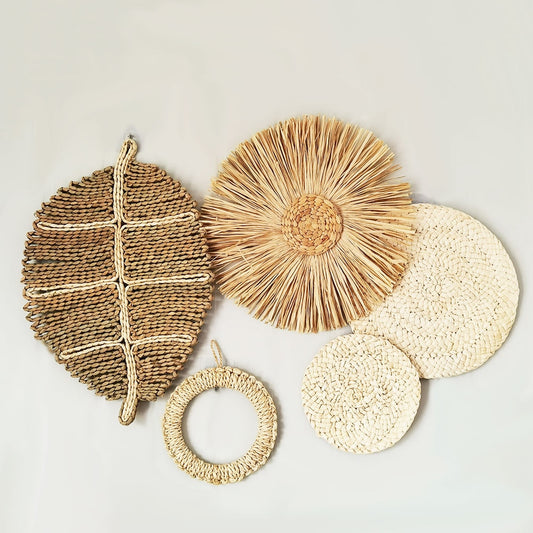 Decorative Plates Wall Hanging | Wall Decoration Hanging Plate - Woven