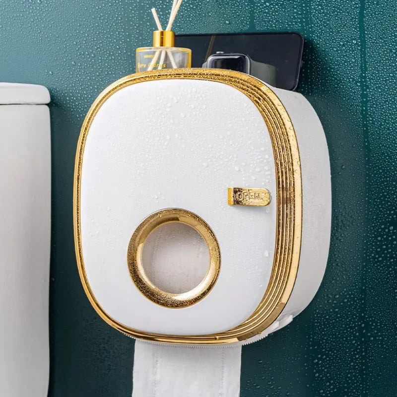 2025 Wall-Mounted Bathroom Tissue Box and Toilet Paper Holder