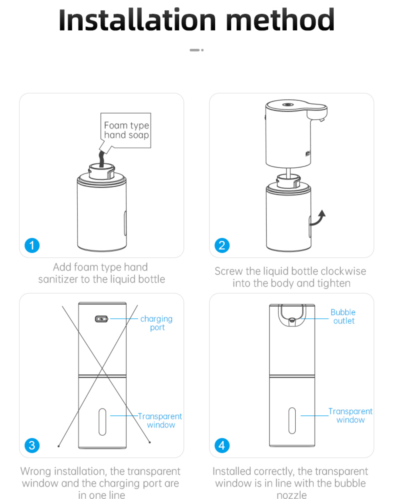 Touchless Smart Automatic Foaming Soap Dispenser