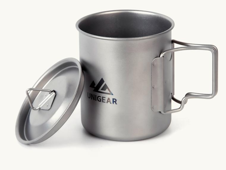 2024 100% Titanium Camping Cup 450ml